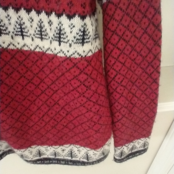 Nordic Style Women's Fair Isle Cardigan Crofts&Barrow Silk Blend Sweater XL - Picture 13 of 13